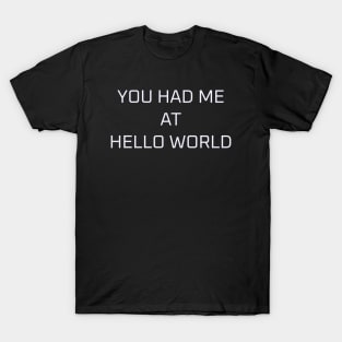 Hello world T-Shirt